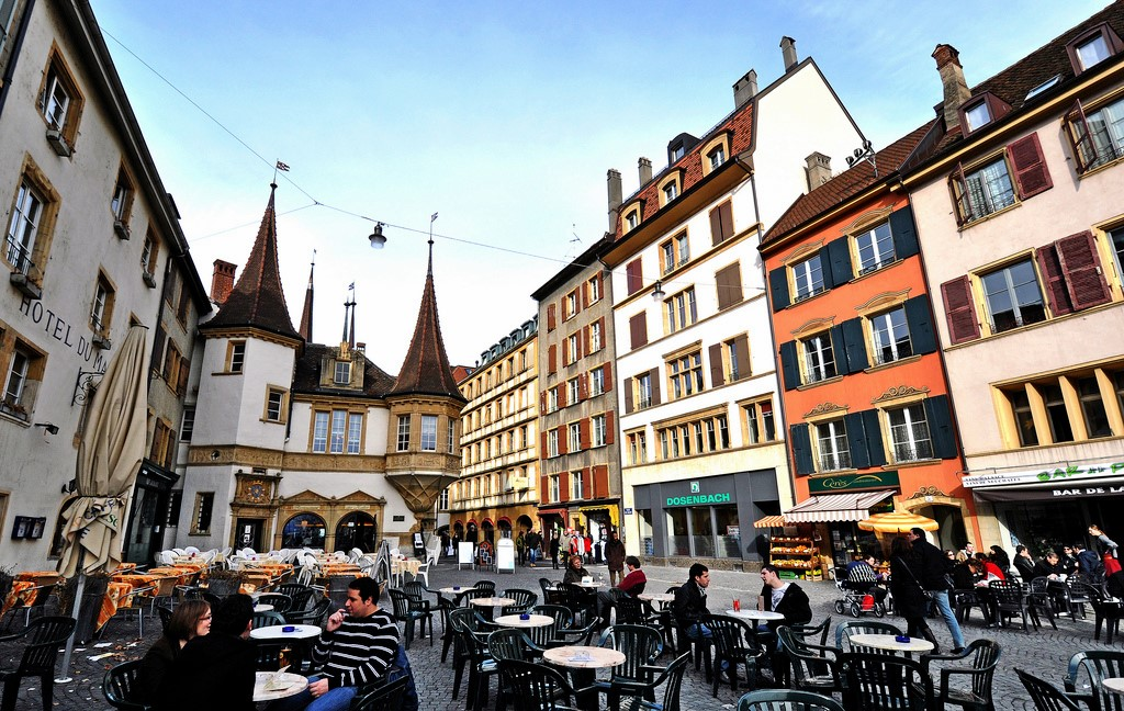 Neuchatel cafe street