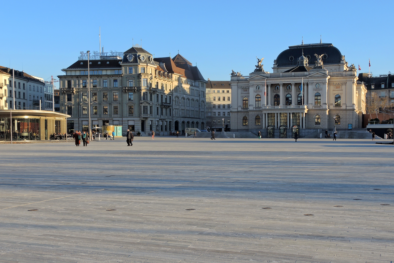 La place du marché à Zurich