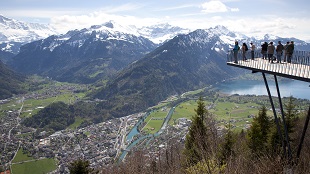 Vue d'Interlaken